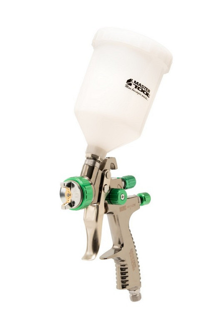 Краскопульт пневматический MASTERTOOL LVLP ВПЛБ 600 мл Ø1,3 мм круглый/плоский факел 125-170 л/мин 1 Харків - зображення 1