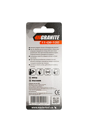 Сверло-метчик GRANITE HSS M6х1.0 мм DIN338 11-06-100 Харків - зображення 5