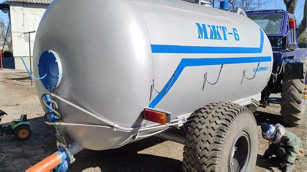 Бочка навозу МЖТ-6 (6м3) вакумна з розкидачем Біла Церква - зображення 4