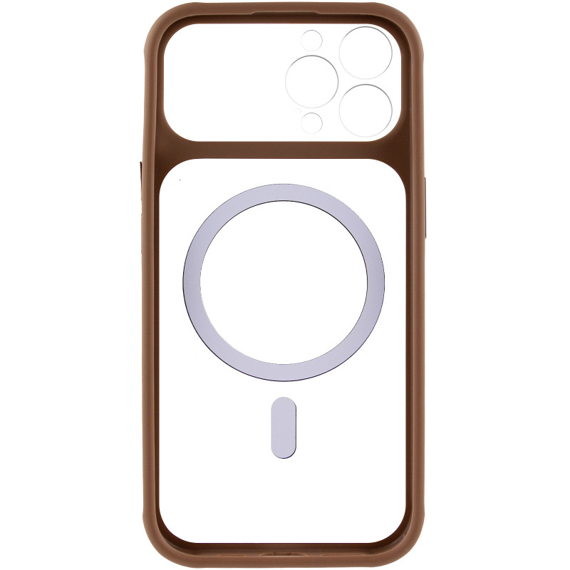 Чехол TPU+PC GETMAN Moon Clear with MagSafe для Apple iPhone 12 Pro Max (6.7") Херсон - зображення 4