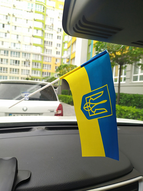 Флажки Украины на присоске автомобильные Киев - изображение 6