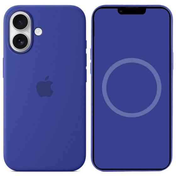 Чехол Silicone case (AAA) with Magsafe and Animation для Apple iPhone 16 (6.1") Херсон