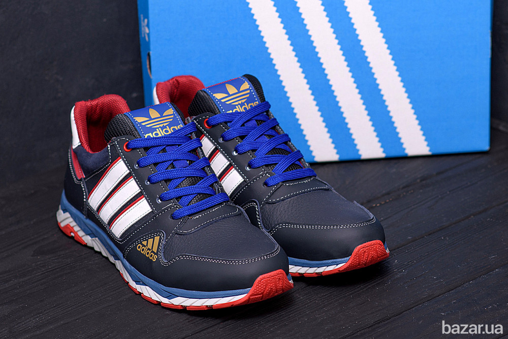 Мужские кожаные кроссовки Adidas Tech Flex Blue Київ - зображення 8