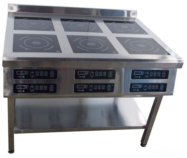 Плита индукционная Tehma 6-конфорочная по 2.8 кВт Ивано-Франковск - изображение 1