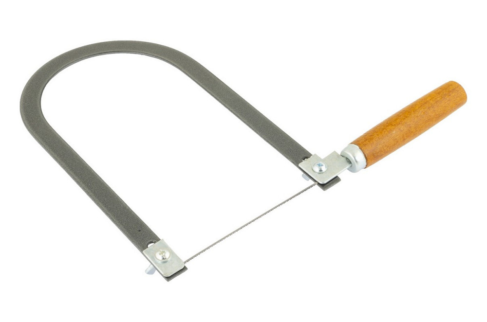 Лобзик ручной MASTERTOOL с деревянной рукояткой рамка плоского сечения 14-2200 Харьков - изображение 1