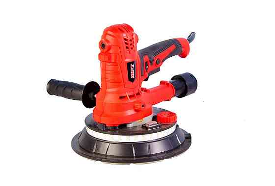 Шлифмашина для стен и потолка MPT 850 Вт 1400-2700 об/мин Ø180 мм диодная подсветка аксессуары 6 шт  Харків