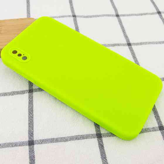 Чехол Silicone Case Square Full Camera Protective (AA) NOLOGO для Apple iPhone X / XS (5.8") Херсон