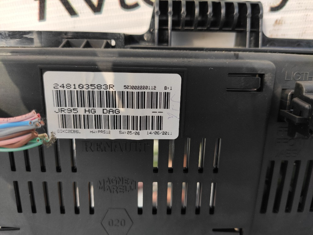 Щиток приборов (спидометр) Renault Scenic III 2009-2016 (248103583R) Ковель - зображення 3