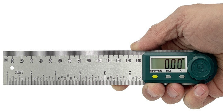 Электронный угломер с линейкой 200 мм PROTESTER 5423-200 Харків - зображення 3