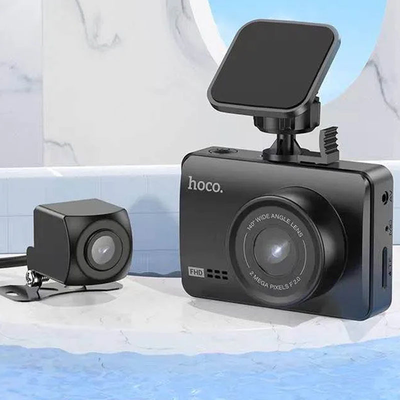 Видеорегистратор Hoco DV3 2.45-inch display with rear camera (1080P+720P) Херсон - зображення 4