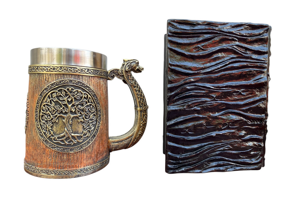 Подарочный набор Кружка 3D Викинг и Дракон и Блокнот 3D «Книга, что смотрит в ответ» Київ - зображення 2