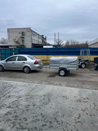 Новий причіп заводу "Дніпро" 200х130х40 від виробника Оцинкований Гайворон - зображення 4