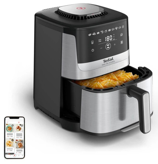 Мультипечь Tefal Tefal Easy Fry Silence EY552DE0 1670 Вт серебристая Київ - зображення 3