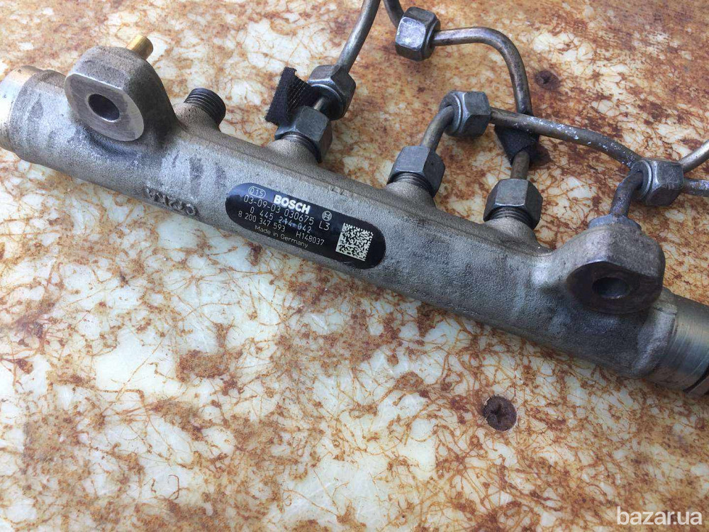 Б/у рейка топливная Renault 2,2 dci, 8200347593, 0445214042, Кропивницький - зображення 1