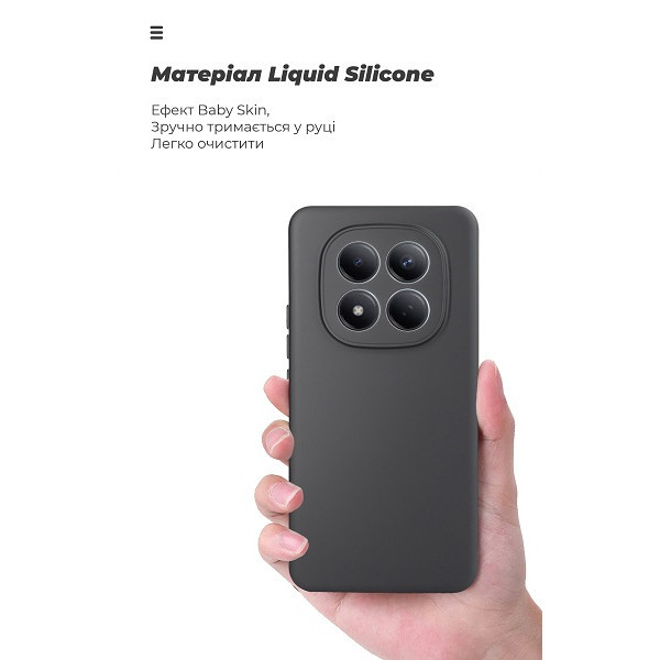 Чохол ArmorStandart ICON Camera Cov для Xiaomi Redmi Note 15 Pro 4G Black (ARM89706) Харків - зображення 3