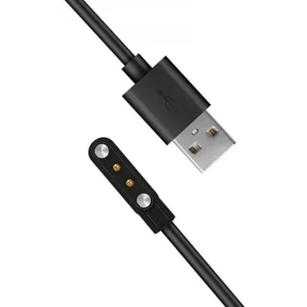 DM Зарядний кабель для смарт-годинників W26+ 2.5 - 3.0mm Black Харків - зображення 2