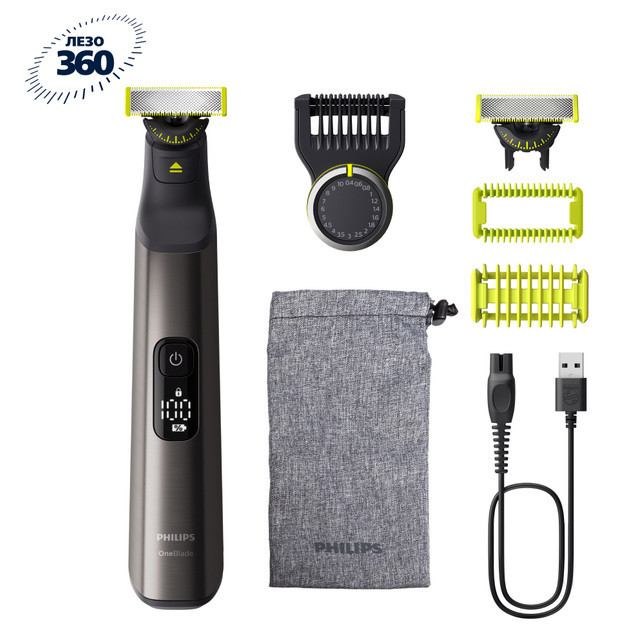 Электростанок Philips OneBlade Pro 360 QP6552-15 черный Киев - изображение 1