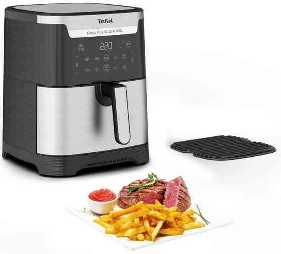 Мультипечь Tefal Easy Fry & Grill XXL EY801D15 6.5 л 1830 Вт серебристая Київ