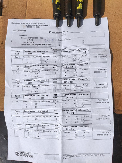 Форсунка Renault Kangoo 1.5 dci 2005-2009 (EJBR05102D) Euro 4 Ковель - зображення 5