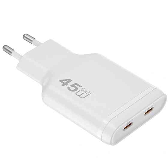 СЗУ WIWU G034 Essen PD45W GaN (2USB-C) Херсон