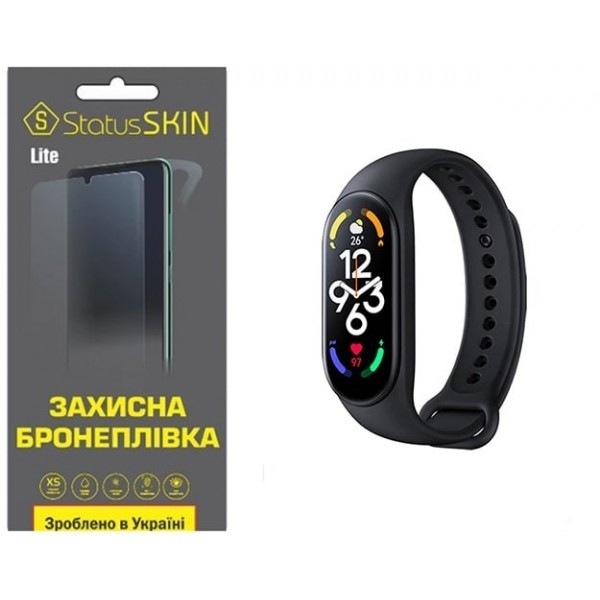 Поліуретанова плівка StatusSKIN Lite на екран Xiaomi Mi Band 7 Глянцева (Код товару:25454) Харьков - изображение 2