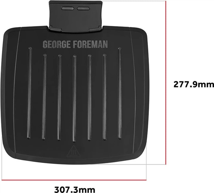 Гриль-барбекю электрический Russell Hobbs George Foreman Immersa Grill Medium 28310-56 1100 Вт черны Київ - зображення 9