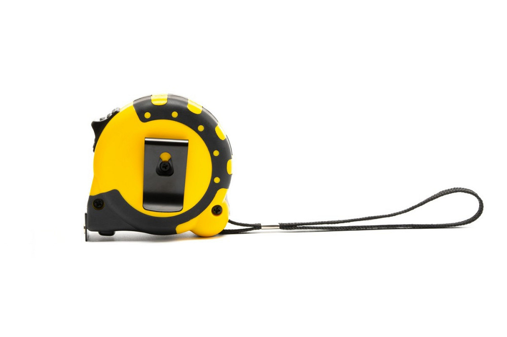 Рулетка MASTERTOOL 5 м х 25 мм с магнитами 2 фиксатора кнопка STOP покрытие TPR нейлоновое покрытие  Харьков - изображение 3