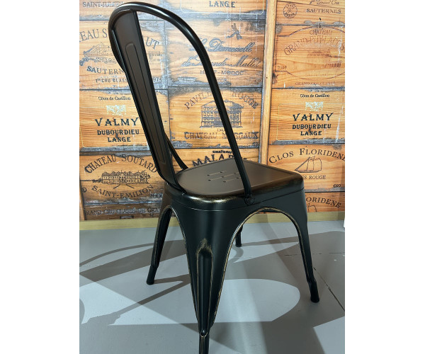 Стілець Толікс V металевий чорний вінтаж Днепр - изображение 4