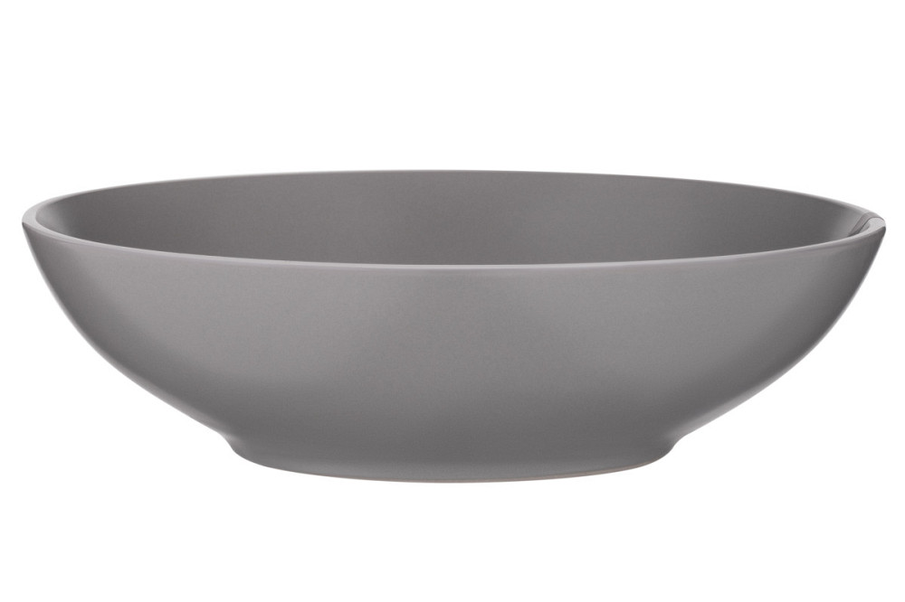 Тарілка супова Ardesto Cremona Dusty grey AR-2920-GRC 20 см Київ - зображення 1