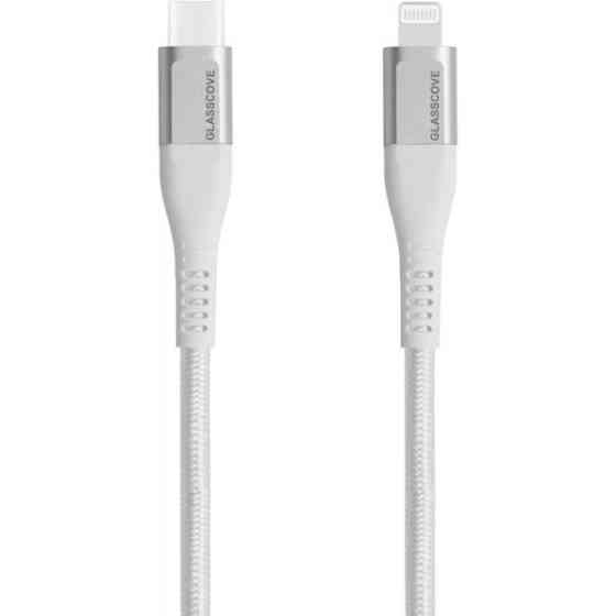 Glasscove USB кабель BRAID2 Type-C to Lightning 30W 1.2m White (GBCL13WH) Харьков
