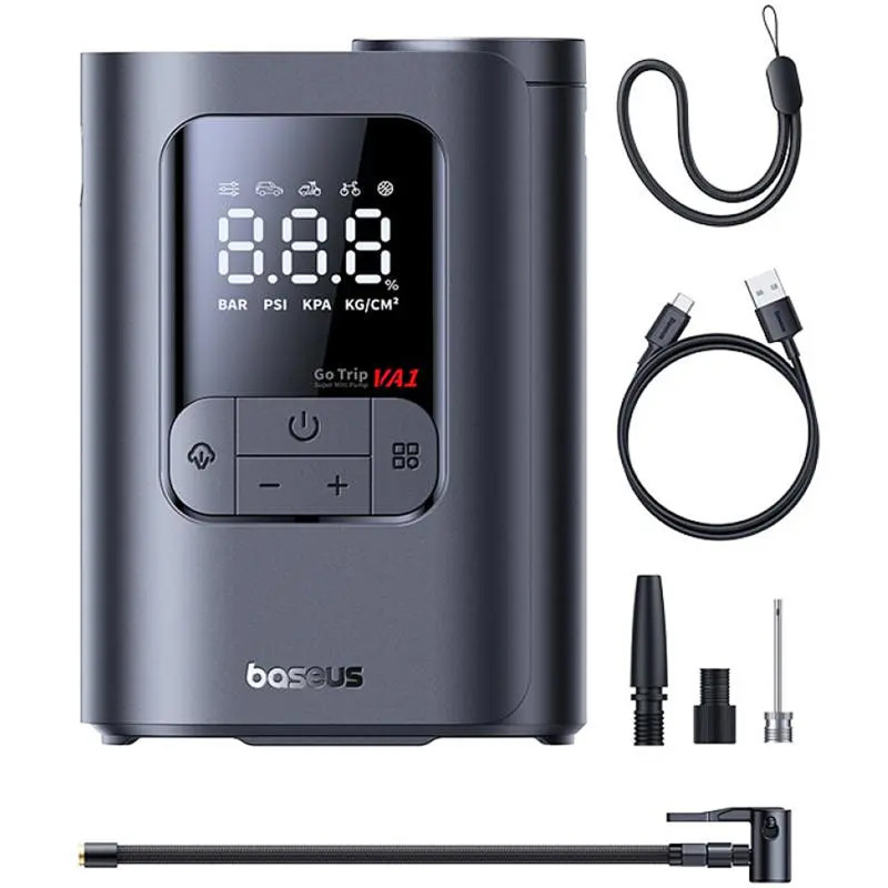 Автомобильный насос Baseus GoTrip VA1 Max 7500 mAh (C01196) Херсон - зображення 3