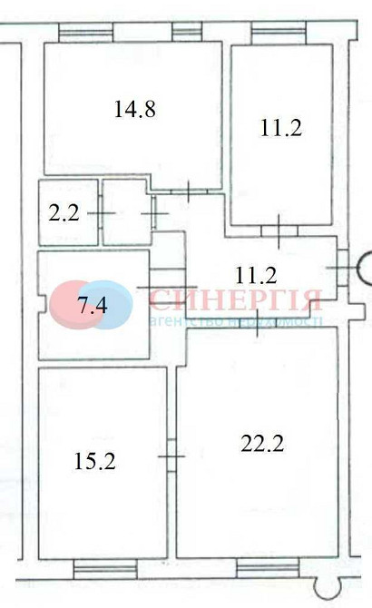 продажа офисное помещение Киев, Печерский, 248000 $ Київ - зображення 12