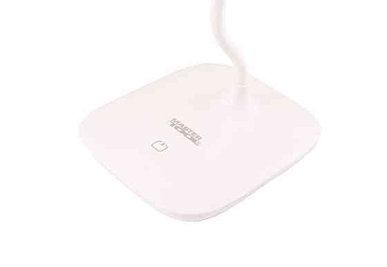 Лампа настольная гибкая MASTERTOOL сенсорный включатель 3 режима 125х100х350 мм COB LED USB/3xAA ABS Харків