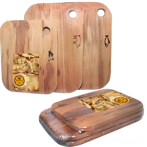 Набор деревянных разделочных досок Maysternya 3шт 8912 Одесса - изображение 2