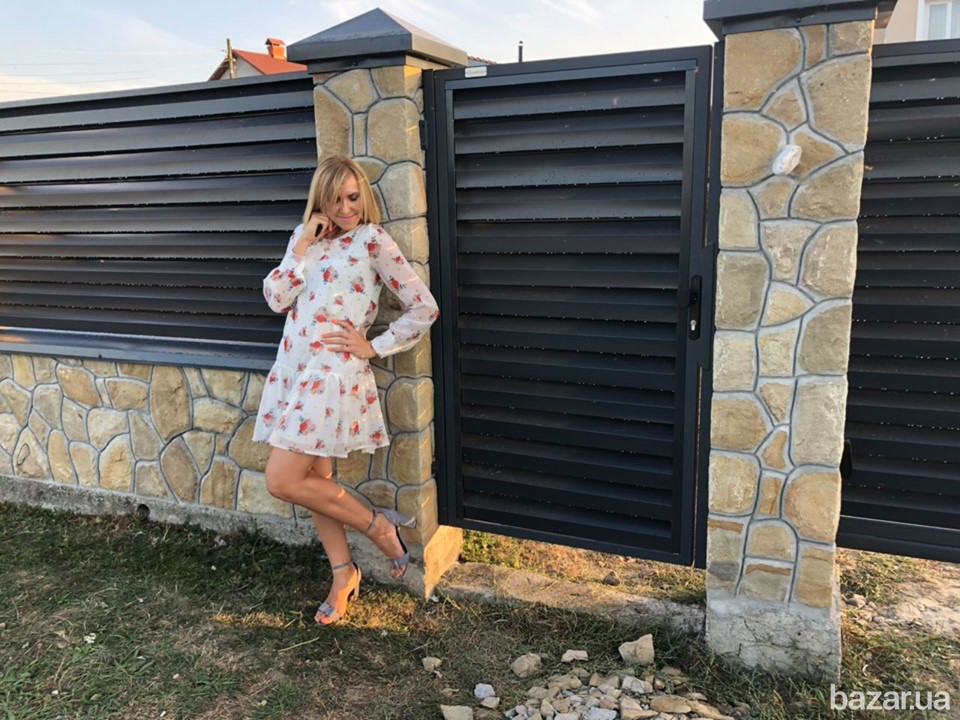 Сучасний металевий паркан - огорожа Жалюзі від виробника Берегово - изображение 10