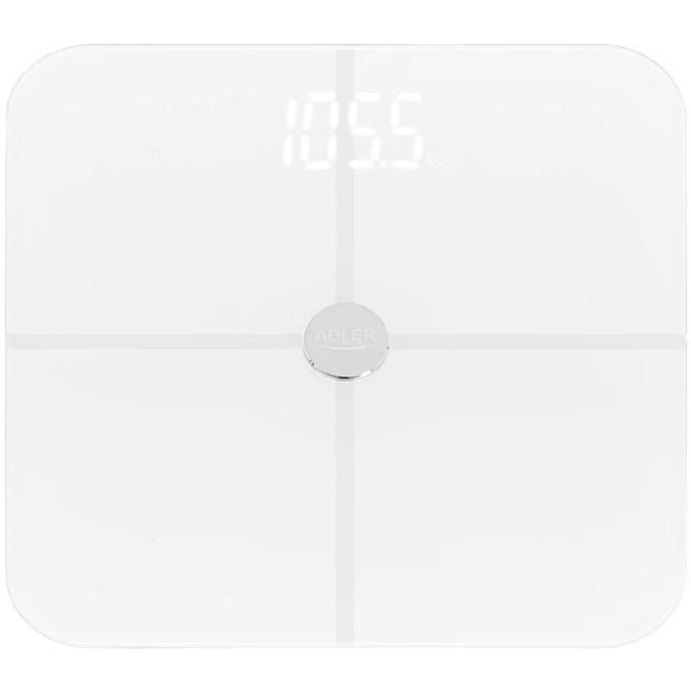 Весы напольные Adler Smart AD 8187 white 180 кг белые Киев - изображение 1