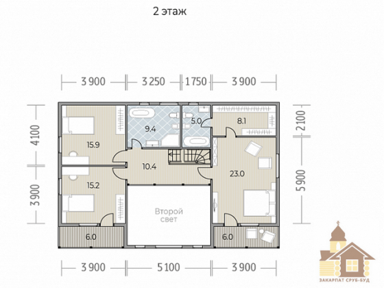 Дерев’яний будинок під ключ із оціліндрованого брусу Одеса