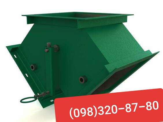 Клапан перекидной КДР 200*200*45 односторонний Київ - зображення 2