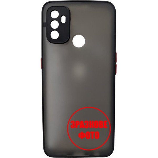 Чохол Bumper Matte для Xiaomi Redmi 9C/10A Black/Red (Код товару:36379) Харків - зображення 1