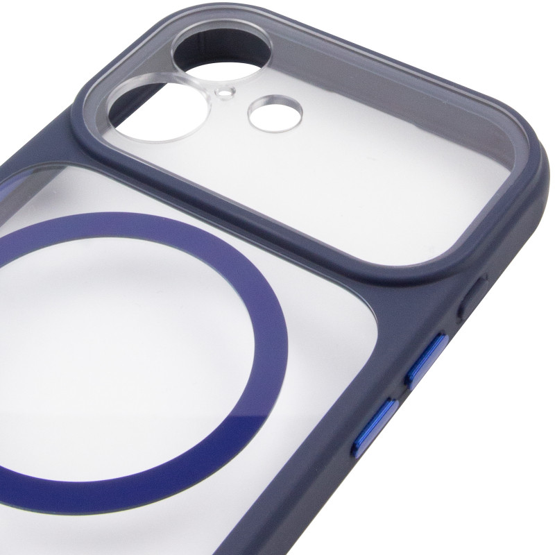 Чехол TPU+PC GETMAN Moon Clear with MagSafe для Apple iPhone 16 (6.1") Херсон - зображення 5