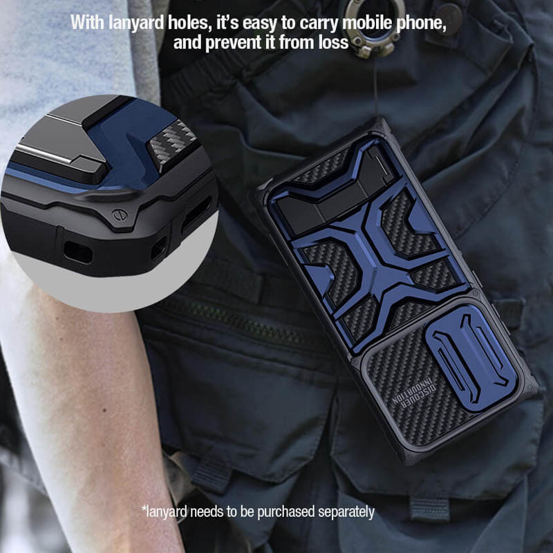 TPU+PC чехол Nillkin CamShield Adventurer Pro (шторка на камеру) для Samsung Galaxy S23 Ultra Херсон - изображение 7