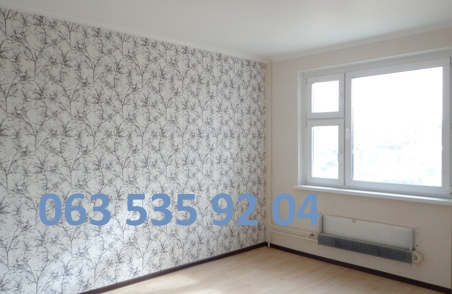 Поклейка шпалер Теремки Гатне Київ - зображення 1