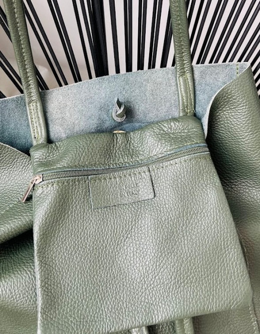 Сумка бордовая женская Итальянская натуральная кожа , мещок мягкий TS000092 Луцьк - зображення 3