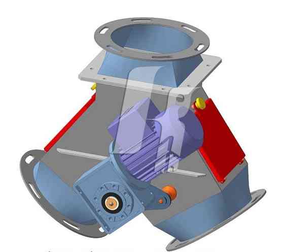 Клапан перекидной КОР-8 300х300 , самотечное оборудование Київ