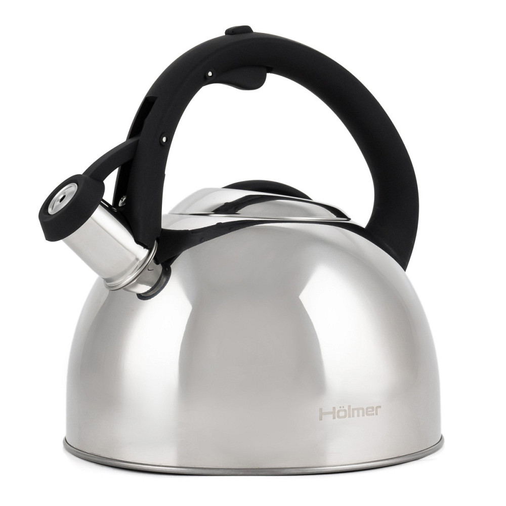 Чайник зі свистком Holmer Memory WK-1425-BSSS 2.5 л сірий Киев - изображение 1