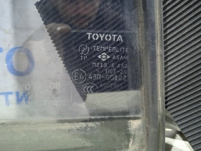 Стекло двери задней левой (форточка) Toyota Prado J120 3.0 DIESEL 1KDFTV 2002 (б/у) Київ - зображення 2
