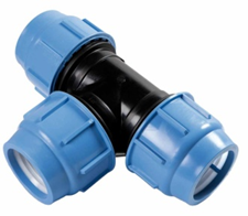 Трійник компресійний D 16 pn16 (B080 SAB Італія) Київ - зображення 1