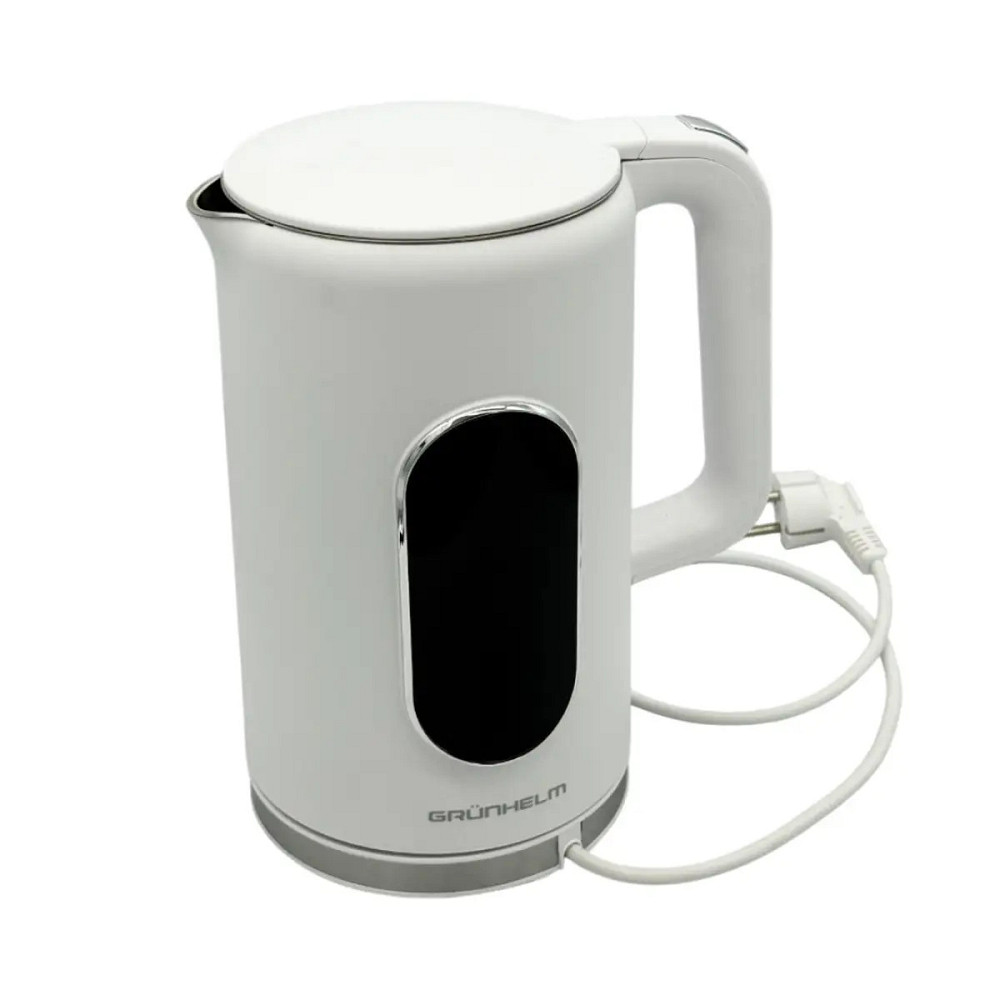 Электрочайник Grunhelm EKS-25030W 1.7 л белый Київ - зображення 6