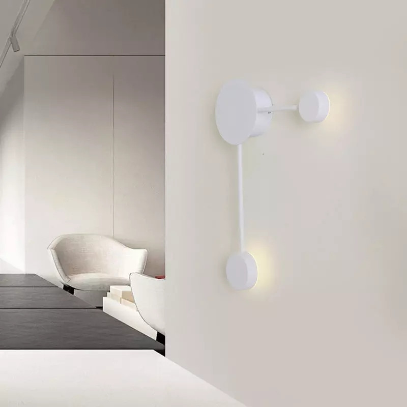 Бра настінна LED B2021/2-wh-k Білий 33х45х7 см. Київ - зображення 1