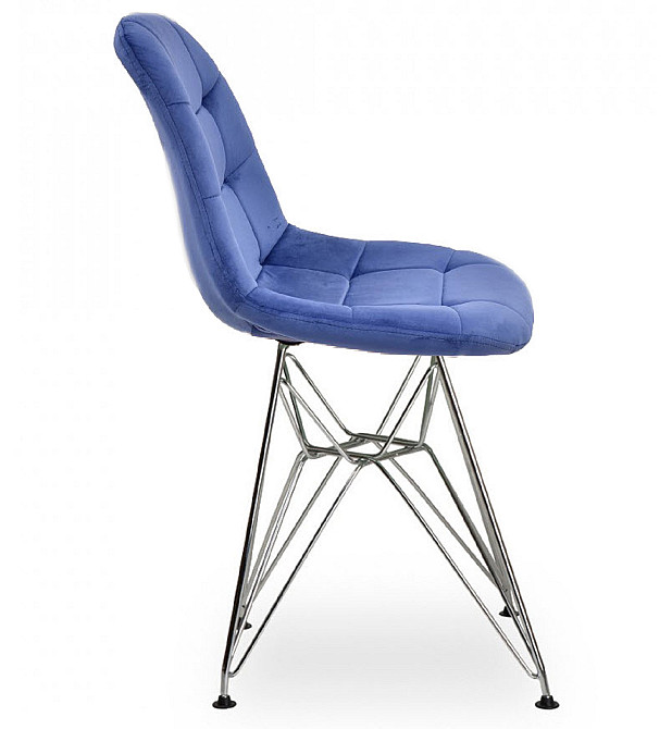 Стул Тауэр Софт В ткань велюр синий Дніпро - зображення 5